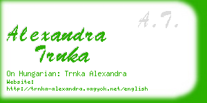 alexandra trnka business card